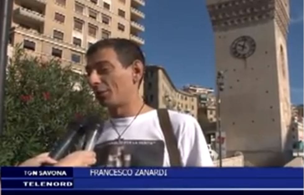 PELLEGRINAGGIO PER LA VERITA’. Francesco Zanardi parte da Savona per Roma.