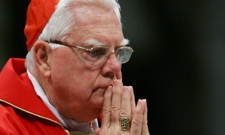 Siracusa. Vaticano promuove il card. Bernard Law, che protesse i preti pedofili, Rappresenterà la Santa Sede nei festeggiamenti di Santa Lucia