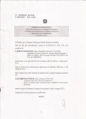 Vescovo Dante Lafranconi. Piena responsabilità nel favoreggiamento di crimini sessuali su minori.