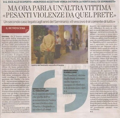 L’ennesima operazione di facciata della Curia. Si sposta l’attenzione su un caso senza condanna per sminuire il problema. E intanto chi difende i bambini?