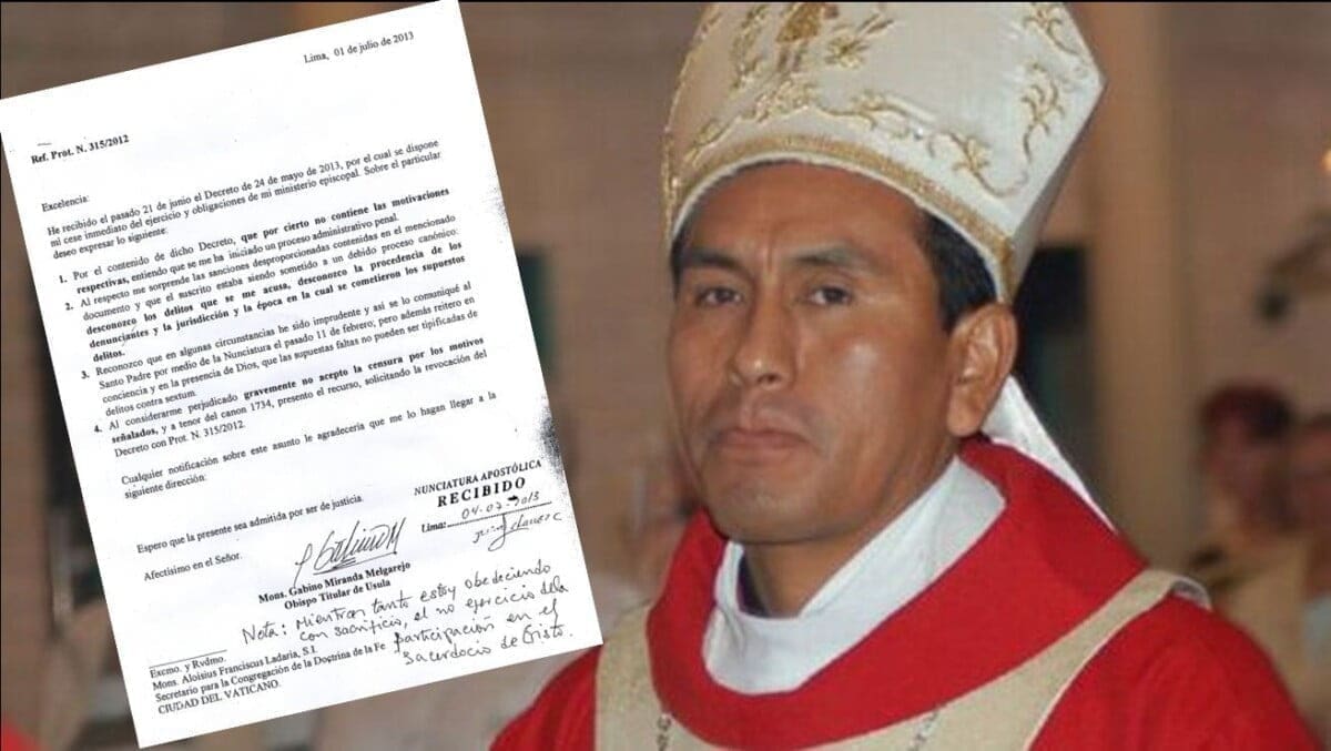 Abusi su minori: rimosso il vescovo peruviano Gabino Miranda