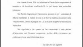 Il Vaticano risponde a una vittima; state tranquilli ci pensa Francesco a don Silverio Mura