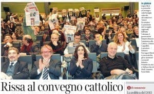 Milano. Mauro Inzoli al “convegno cattolico”. Ma non avevano detto che faceva una vita reclusa di pentimento e preghiera?