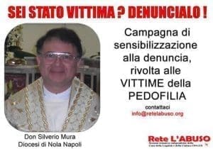 NAPOLI; Il coraggio di Diego stimola altre vittime. La Diocesi ha lasciato il prete sempre con minori.