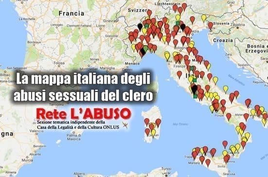 Dal 2007 a oggi, nel nostro paese si contano oltre 200 sacerdoti denunciati per atti sessuali su adolescenti