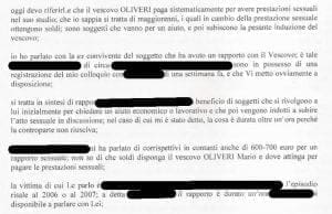 “Il vescovo chiedeva sesso a chi aveva bisogno di soldi. E diceva: ‘Fammi gustare la natura di Dio’” (Contiene estratti dei verbali)