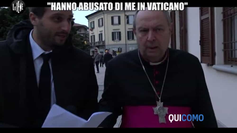 La iena Pecoraro e il vescovo Oscar Cantoni