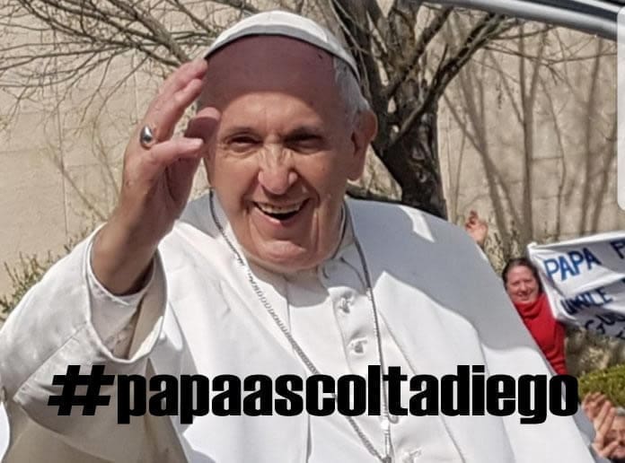 #papaascoltadiego #iostocondiego PRIMO GIORNO di sciopero della fame