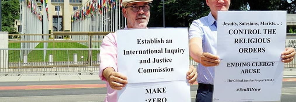 Il Papa a Ginevra celebra la messa e le vittime della pedofilia manifestano davanti all’Onu