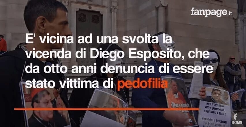 Arturo Borrelli, vittima di pedofilia, parla a volto scoperto: “Don Silverio Mura, voglio la verità”