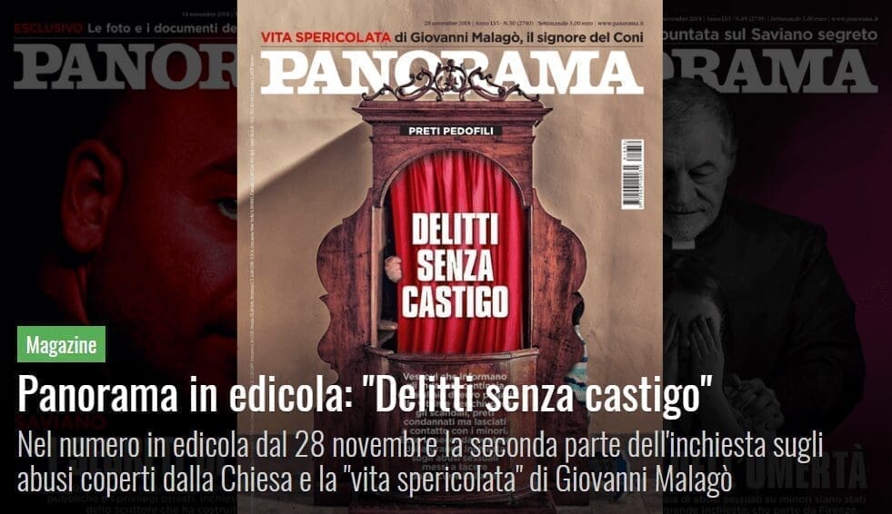 Pedofilia nella Chiesa: delitti senza castigo – Panorama seconda puntata