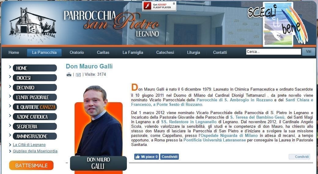 Don Mauro Galli patteggia