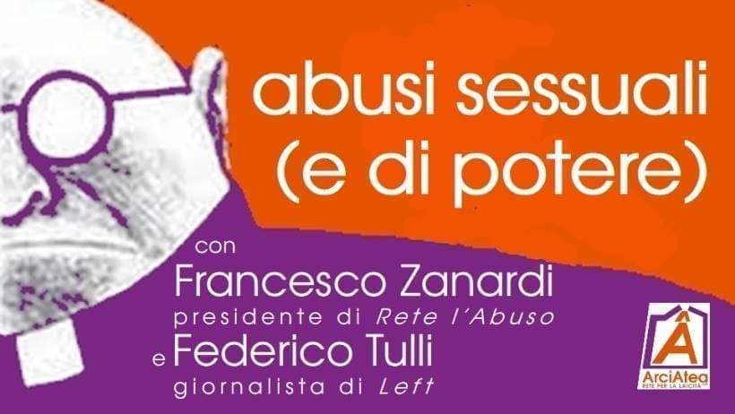 Sabato 18 maggio Milano; “Abusi sessuali (e di potere)”