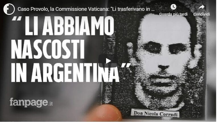 Caso Provolo, la Commissione Vaticana: “Li trasferivano in Argentina per nascondere gli abusi”