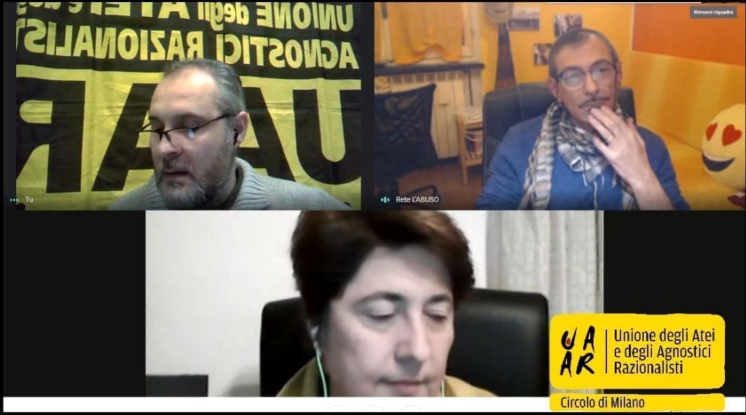 Parole, opere e omissioni di un dramma tutto italiano – incontro UAAR