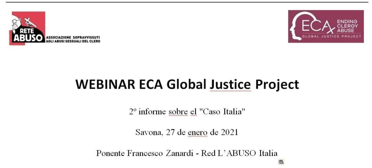 Spagnolo – WEBINAR ECA Global Justice Project