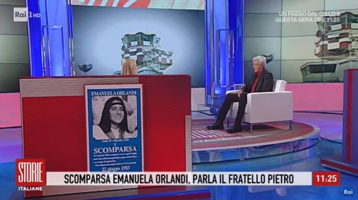 Esclusiva: parla Pietro, il fratello di Emanuela Orlandi – Storie Italiane 31/10/2019