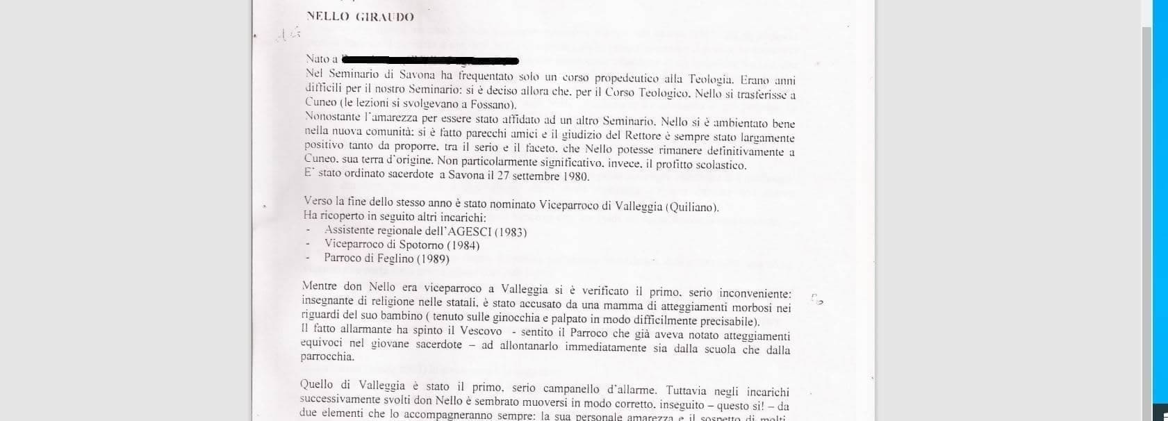 BLITZ in Vescovado per sequestrare il Dossier