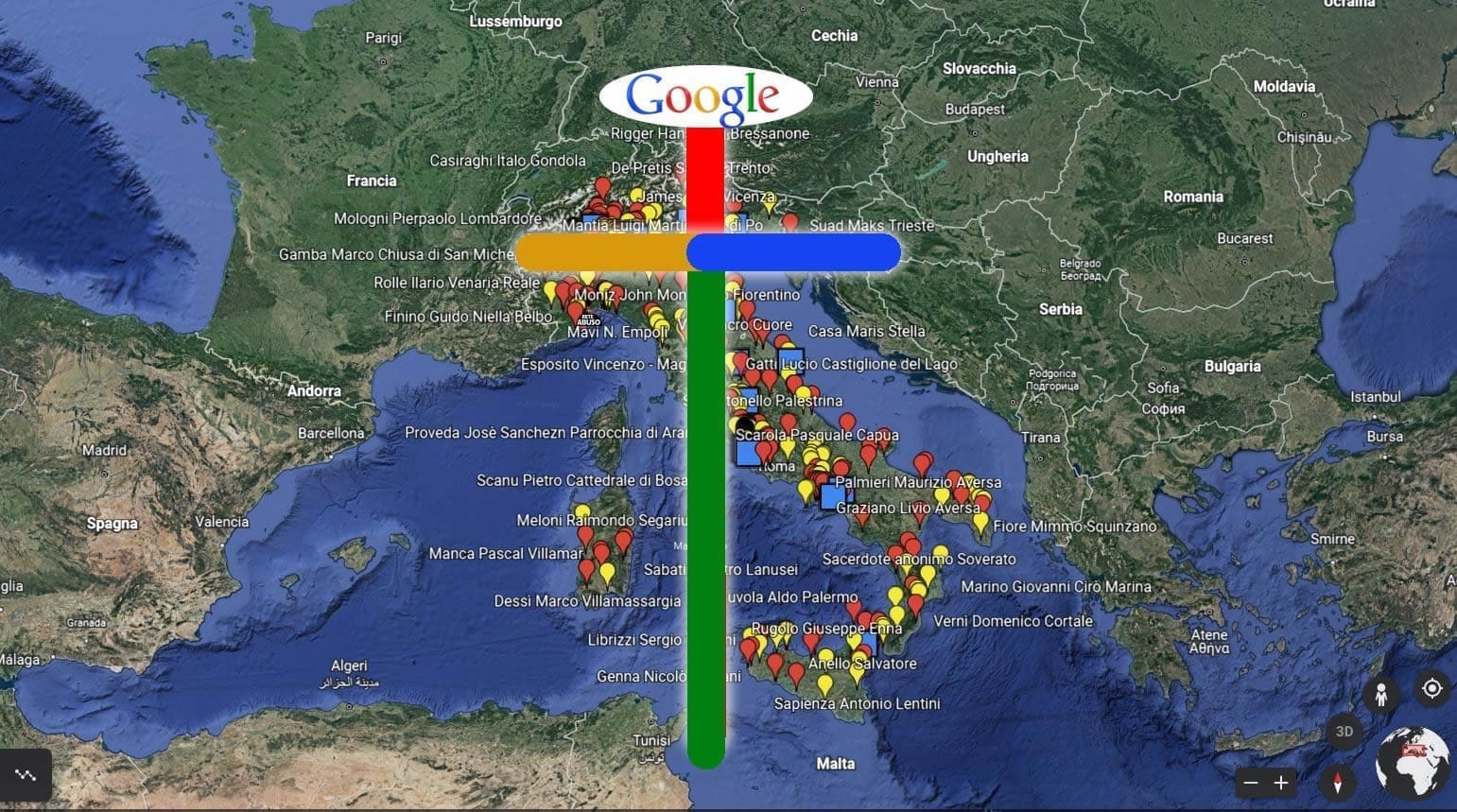 GOOGLE chiude la mappa delle “DIOCESI italiane NON SICURE” della Rete L’ABUSO: arbitraria censura su dati di pubblico interesse