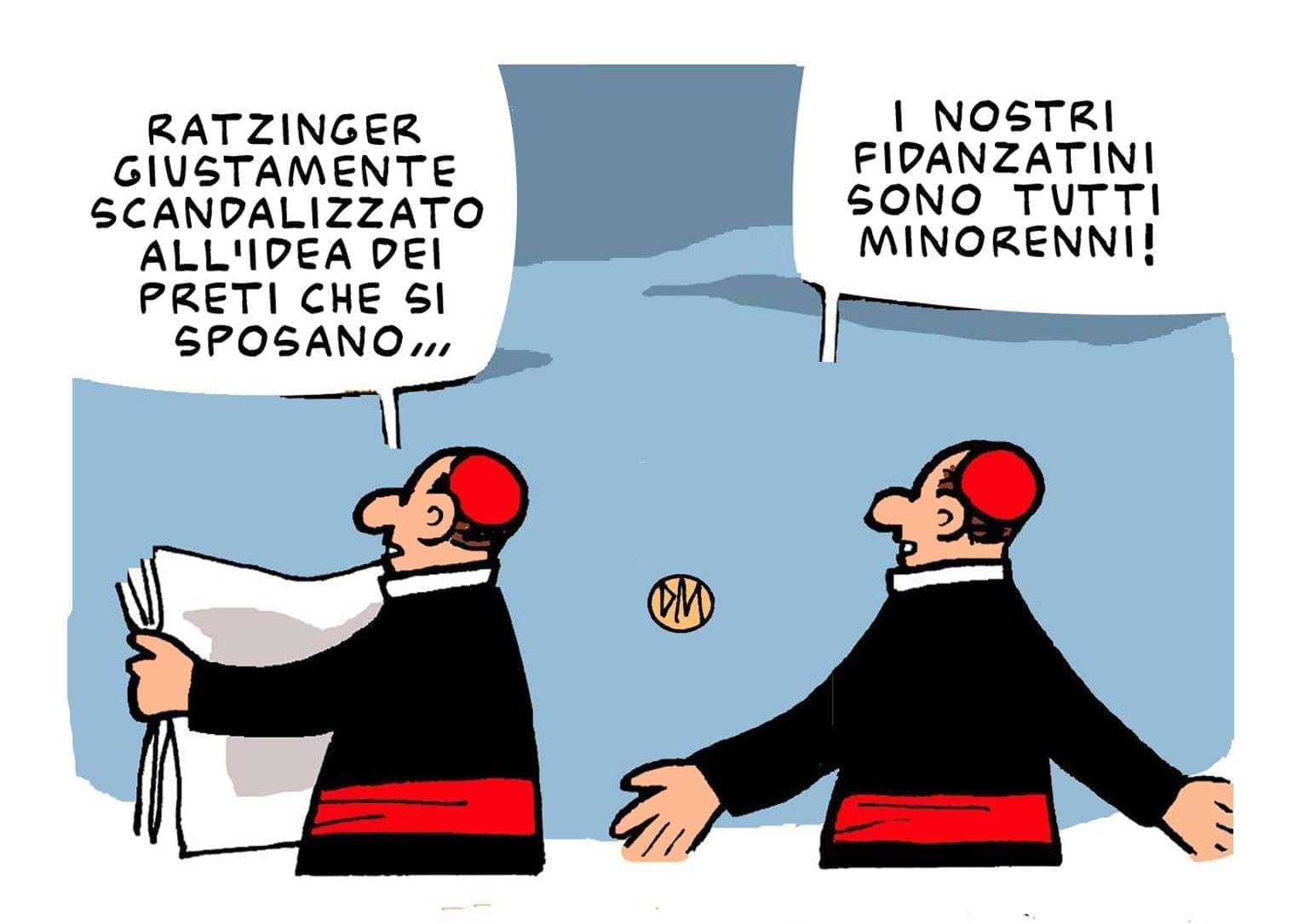 Ratzinger e il celibato – #CEI-Comic