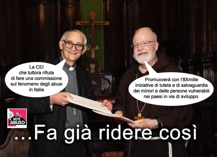 Accordo tra i cardinali Sean O’Malley e Matteo Zuppi per combattere gli abusi sessuali nei paesi in via di sviluppo – #CEI-Comic