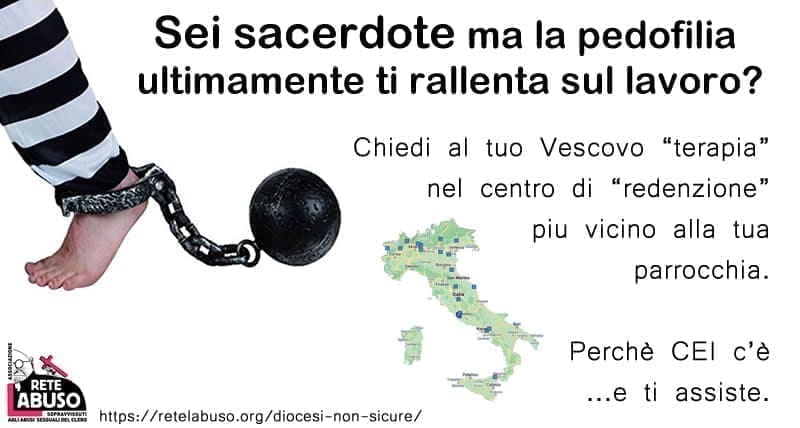 Ecco dove e come la Chiesa nasconde i preti pedofili – #CEI Comic