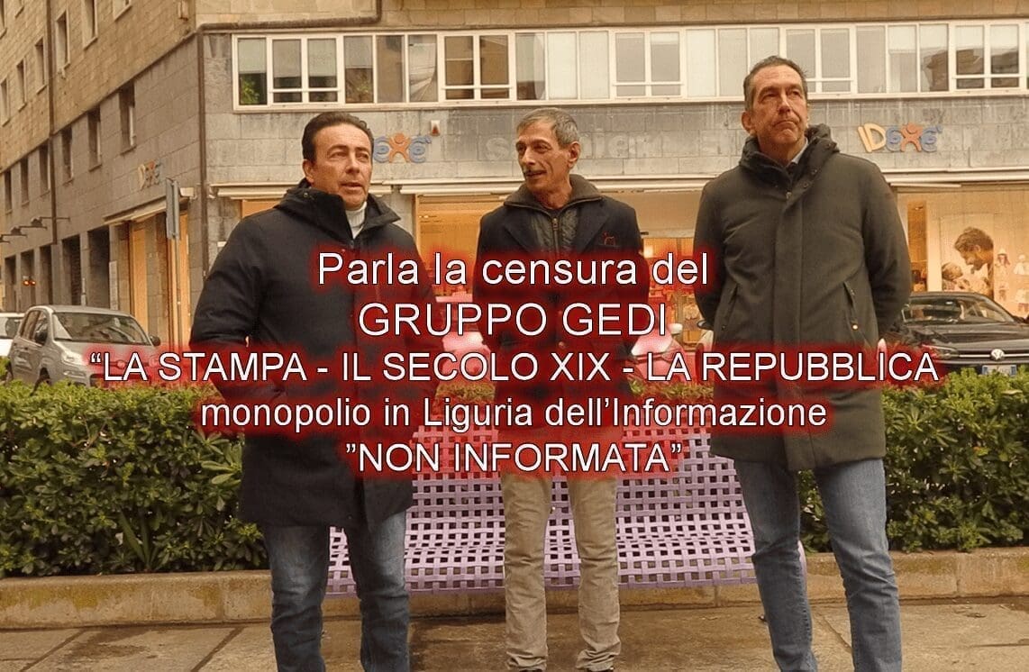 “Ringraziando” la disinformazione di massa del Secolo XIX (La Stampa e La Repubblica Redazioni liguri) sulla Panchina Viola di Savona; Secolo che il giorno dell’inaugurazione pubblica una panchina che sarà inaugurata il 15 marzo