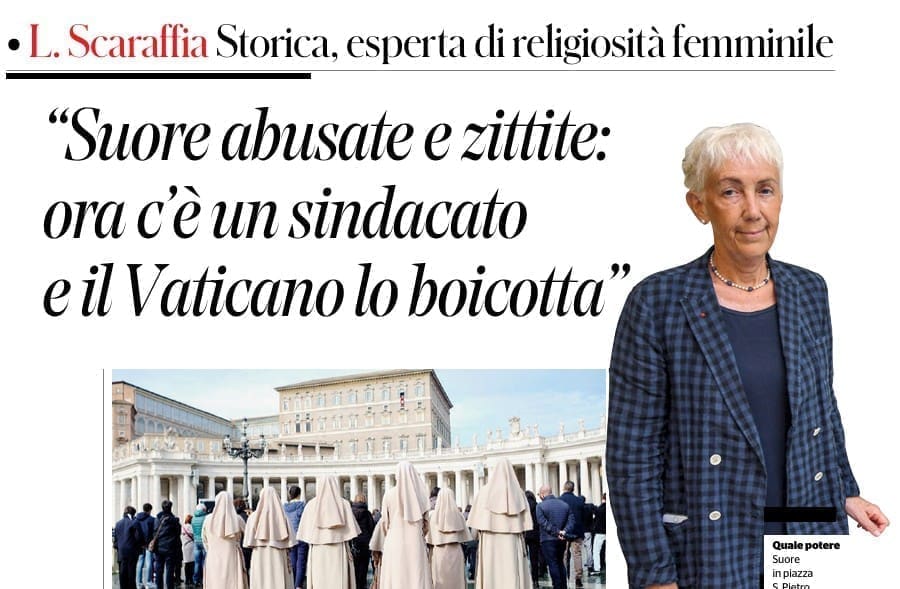 “Suore abusate e zittite: ora c’è un sindacato e il Vaticano lo boicotta”