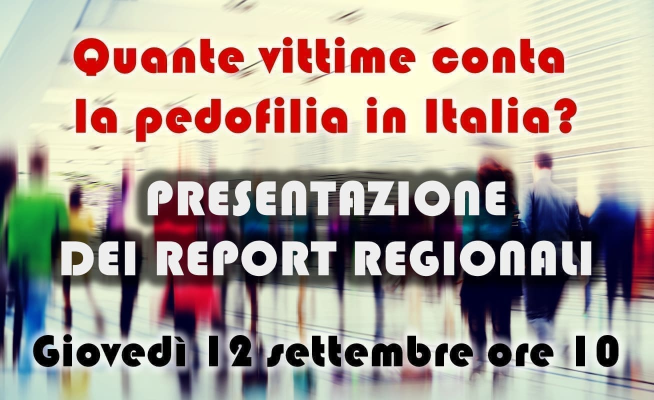 LIVE CONFERENZA STAMPA  – Report REGIONALI sugli abusi sessuali su minori. L’enorme potenziale dell’Italia