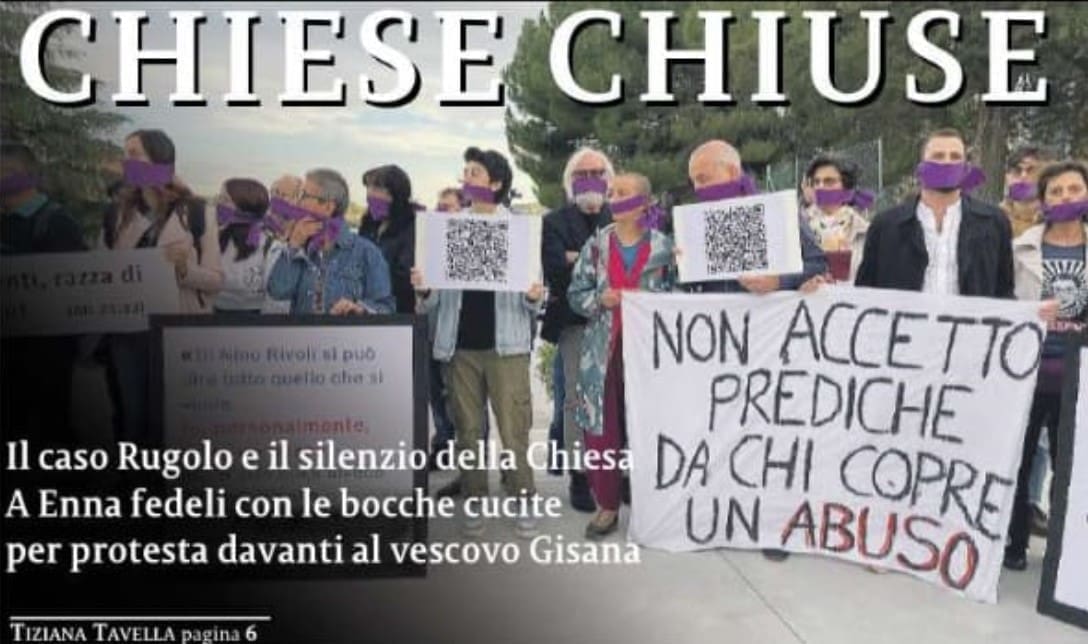 Bocche cucite davanti a Gisana contro il silenzio della curia