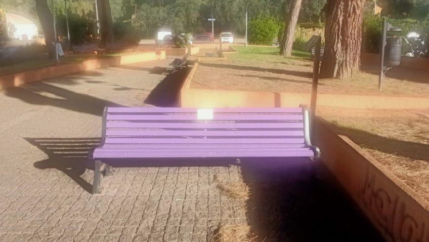 QUILIANO – INAUGURAZIONE DELLA PANCHINA VIOLA