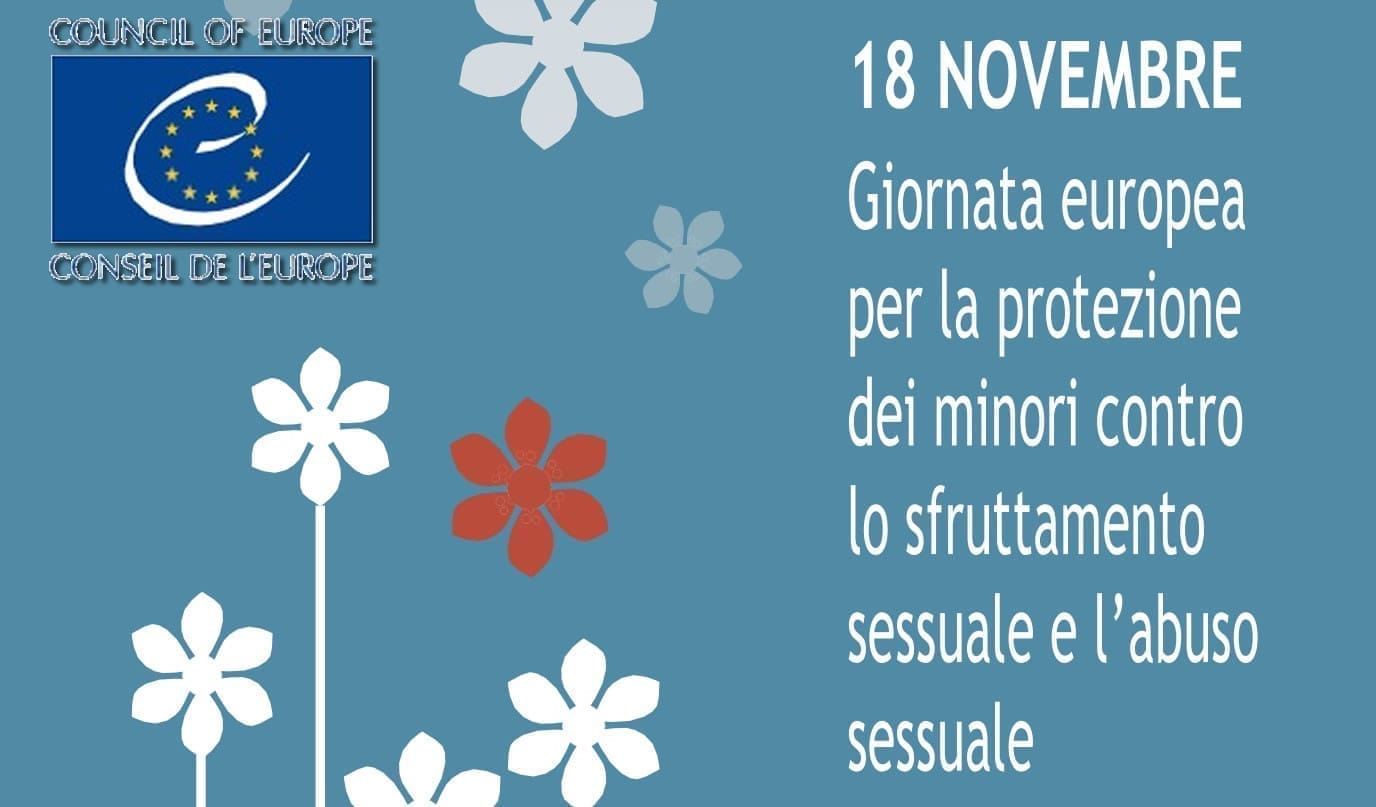18 novembre 2023 – Giornata europea per la protezione dei minorenni contro lo sfruttamento e l’abuso sessuale