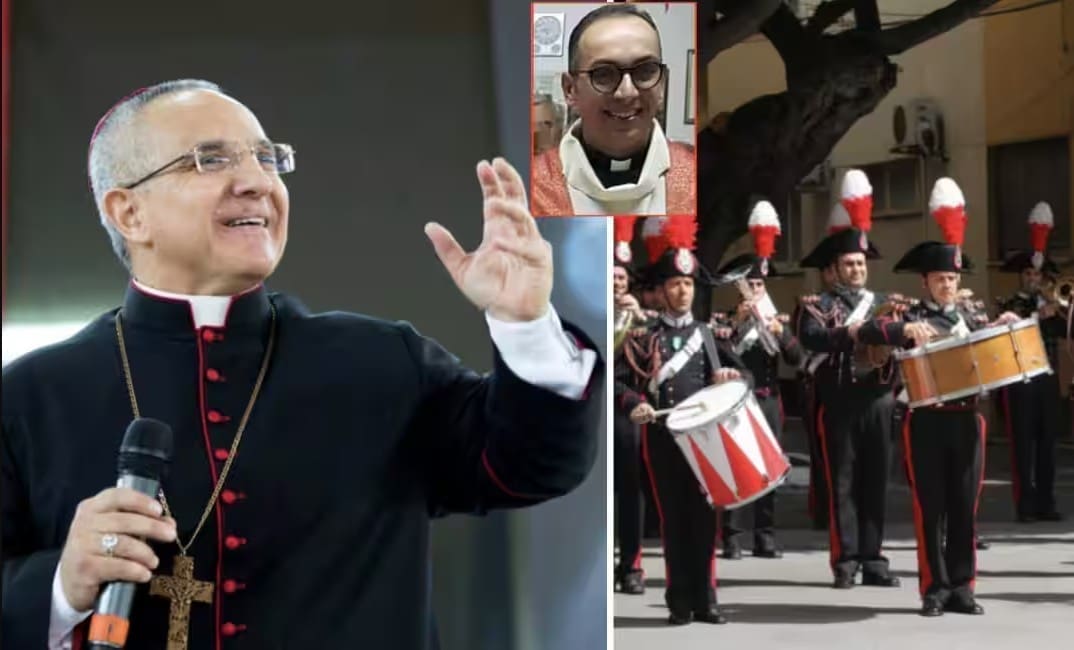 LA FANFARA DEI CARABINIERI DI PALERMO HA RINUNCIATO ALLA FESTA RELIGIOSA DELLA “VIRGO FIDELIS” PRESIEDUTA DAL VESCOVO ROSARIO GISANA
