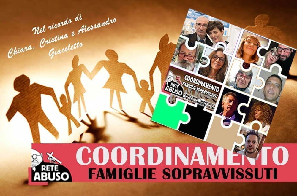 CONFERENZA STAMPA – Al fianco dei figli scendono in campo le famiglie. Nasce il “COORDINAMENTO Famiglie Sopravvissuti”, dedicato alla famiglia Giacoletto
