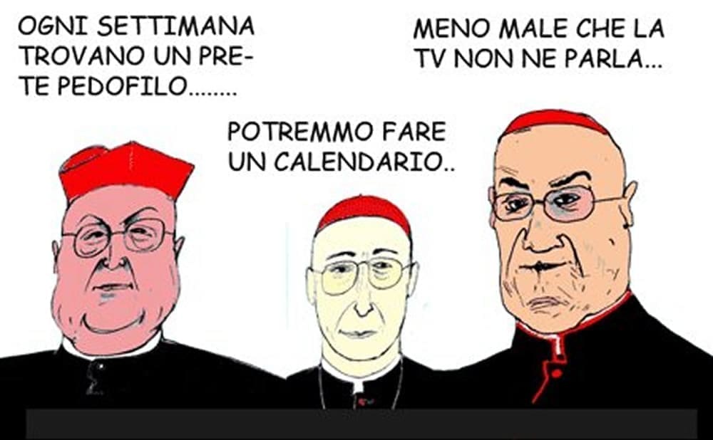 STAMPA ITALIANA – AAA cercasi disperatamente casi di pedofilia nel clero italiano per poter fare almeno un articolo