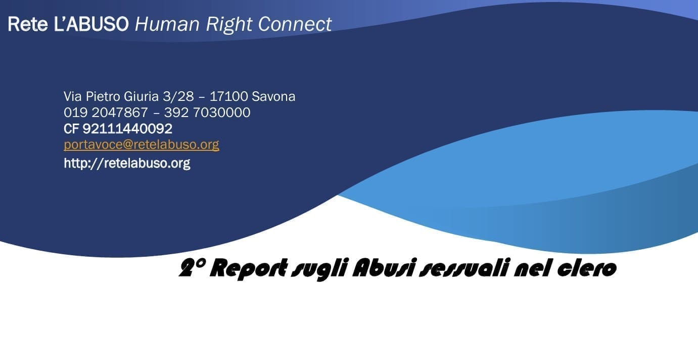 2° Report sugli Abusi sessuali nel clero