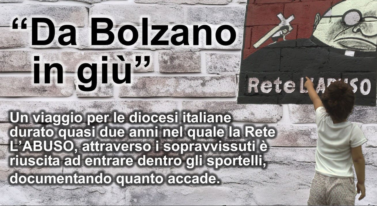 ADESSO IN DIRETTA – Da Bolzano in giù. Viaggio negli SPORTELLI DIOCESANI PER LE VITTIME