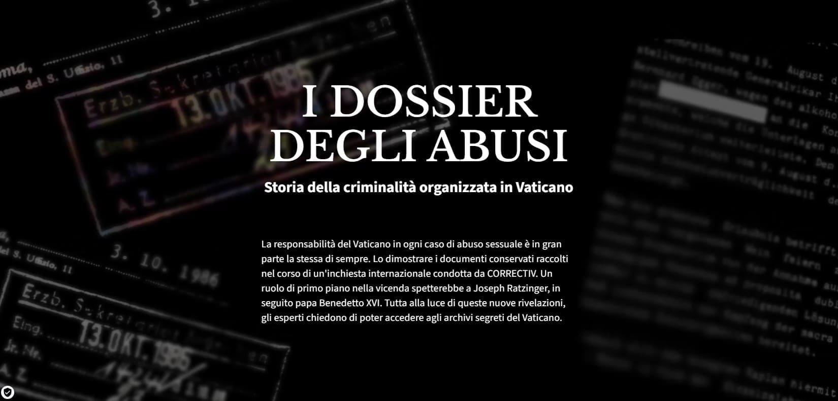 I dossier degli abusi – Storia della criminalità organizzata in Vaticano