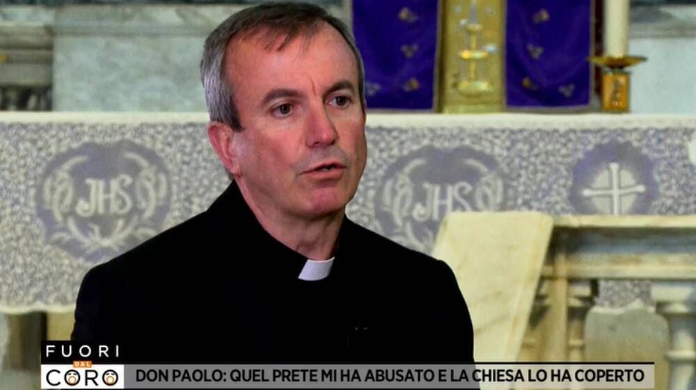 Chiesa e abusi, padre Paolo Contini in tivù: Dopo la prima condanna ora si smascherino i complici