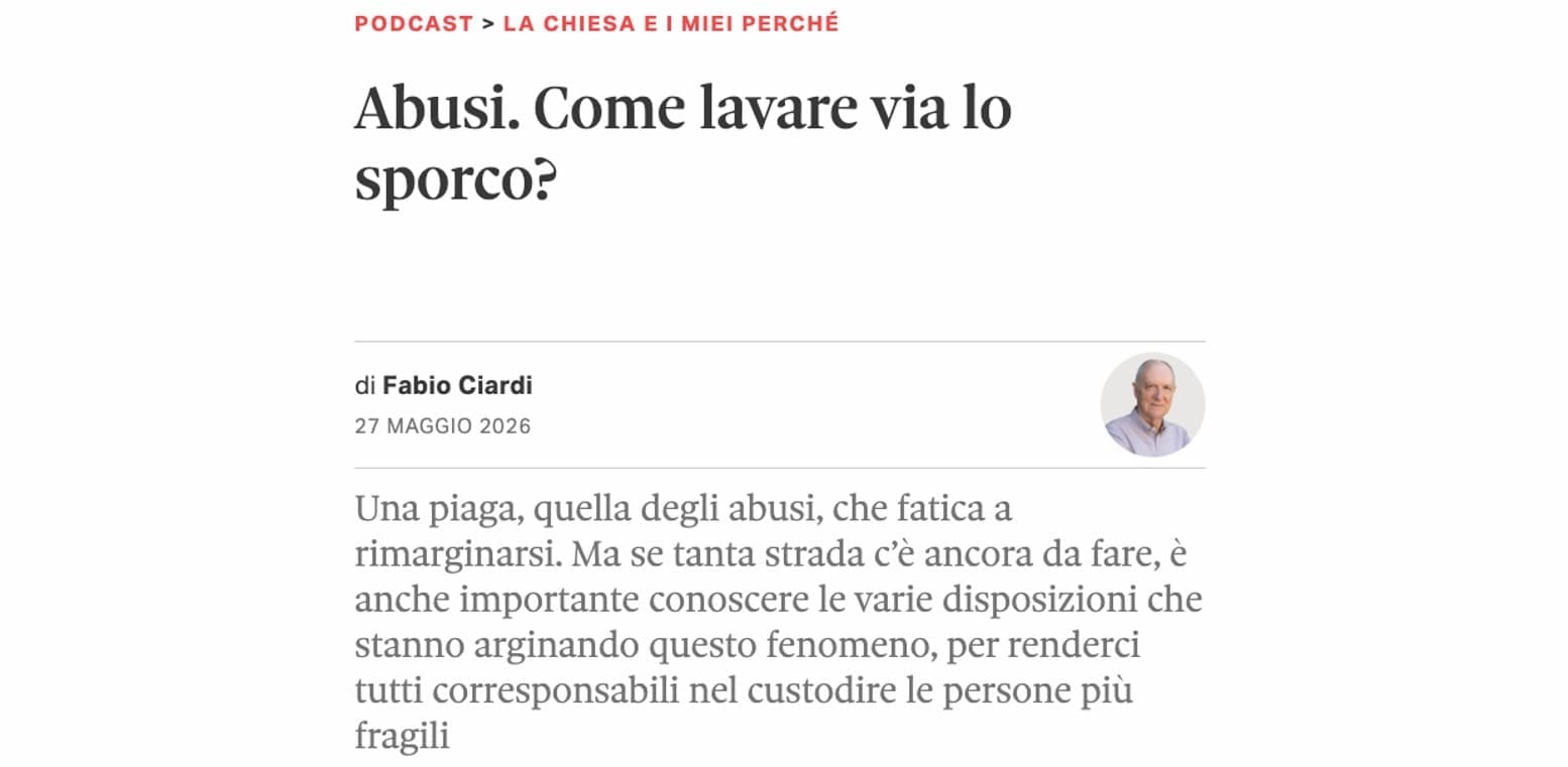NON SIAMO “SPORCO” DA LAVARE NÉ “PERSONE FRAGILI”: La petizione degli ex Focolari al Vaticano